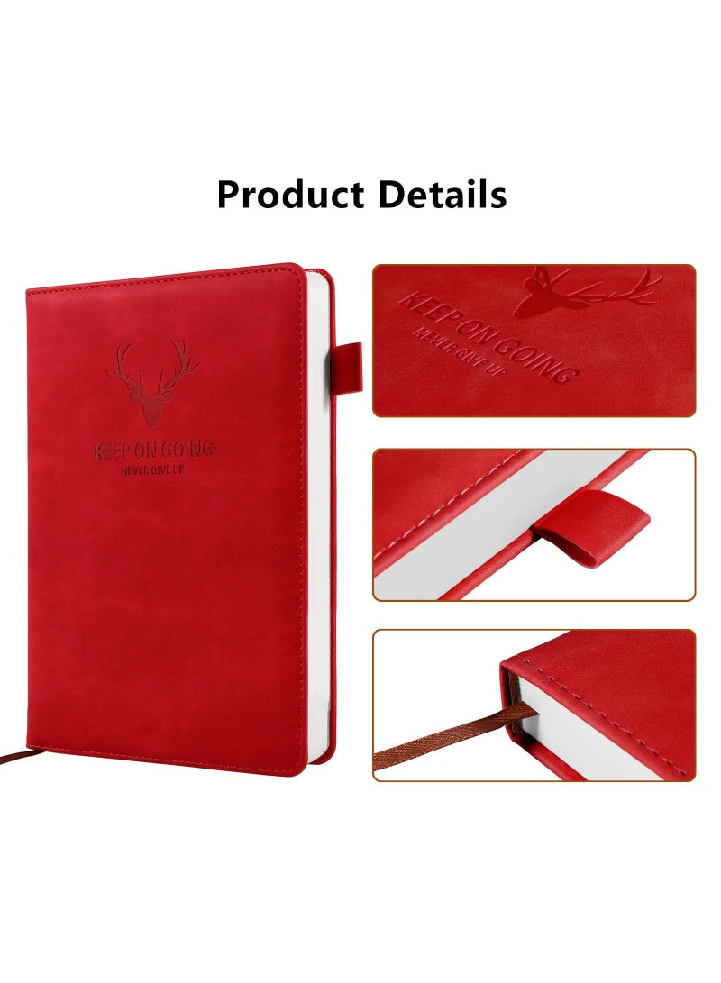 Notebook A5, Journal A5 Notebook Notepad Note book, 360 s Hardcover Journal Notebooks with Pen Loop for Office School Home Business Writing  Note Taking - Image 3